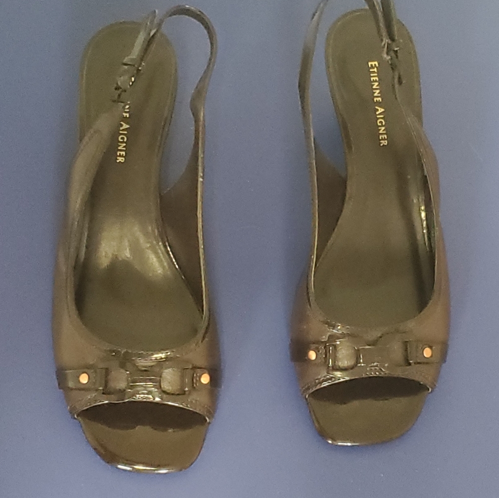 Etienne Aigner Brown Sandals